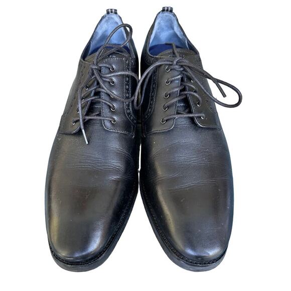 NWT - COLE HAAN Mens Black leather shoes, NEW W/ BOX, size 13 - Picture 2 of 13